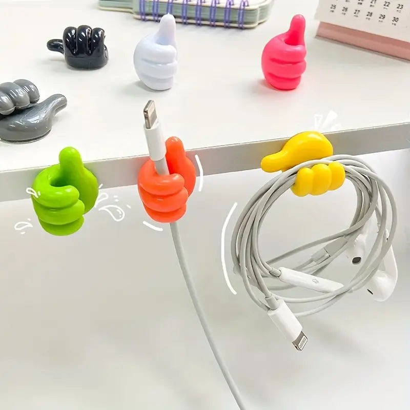Organizador de cable gancho pulgar